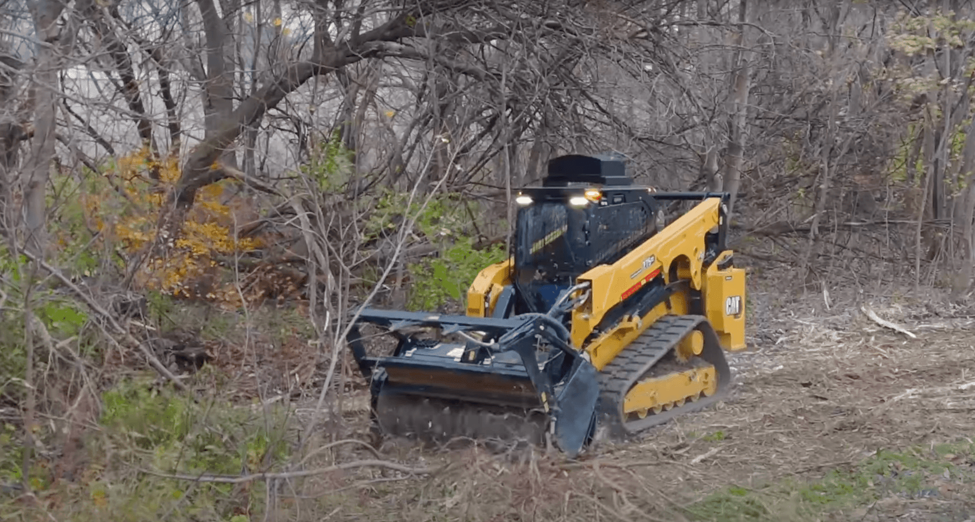 Mulching brush cutting land management land maintenance